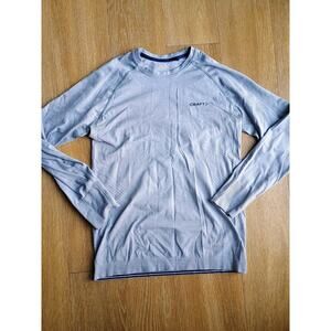 Craft performance long-sleeve shirt Medium gray light Blue gorpcore outdoorsy